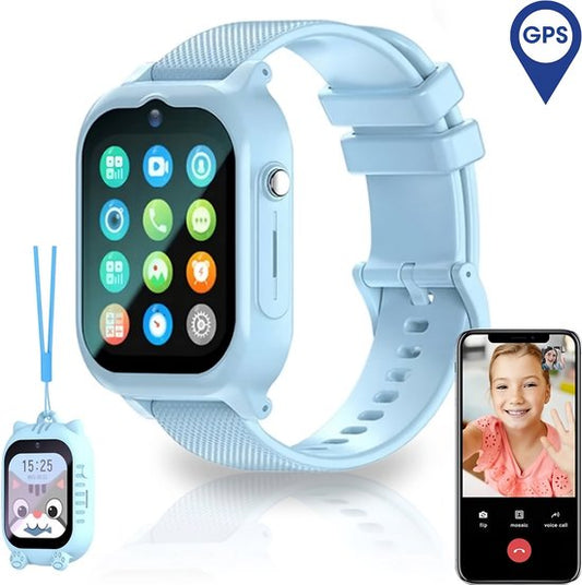 Twenty4seven® GPS Horloge Kind - Smartwatch Kinderen - Kinder GPS Tracker - 4G Videobellen & SMS - Met Nederlandse Taal & Simkaart