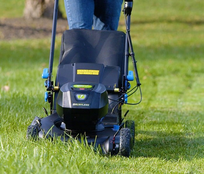 21 in. Super Recycler 60-Volt SmartStow Max Cordless Battery Walk Behind Mower 7.5 Ah Battery and Charger Included - Image 6