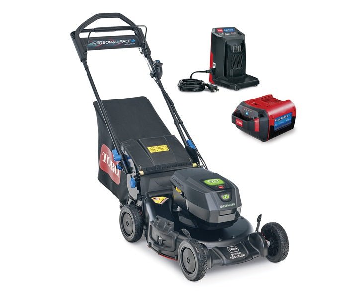 21 in. Super Recycler 60-Volt SmartStow Max Cordless Battery Walk Behind Mower 7.5 Ah Battery and Charger Included - Image 10