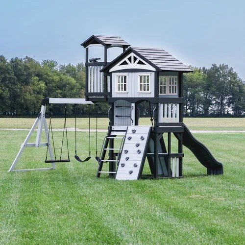Whispering Point Outdoor Wooden Swing Set with Shipping & Assembly Included - Image 6