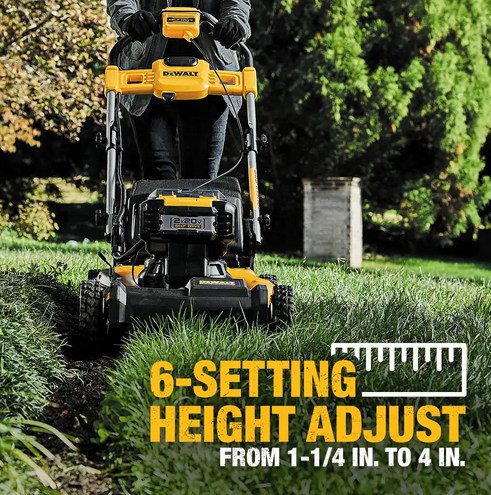 21.5 in. 20-V Li-Ion Cordless Battery Walk Behind Self Propelled Mower w/Hedge,Bare Trimmer,Blower,Cleaner,Pole/Hand Saw - Image 6