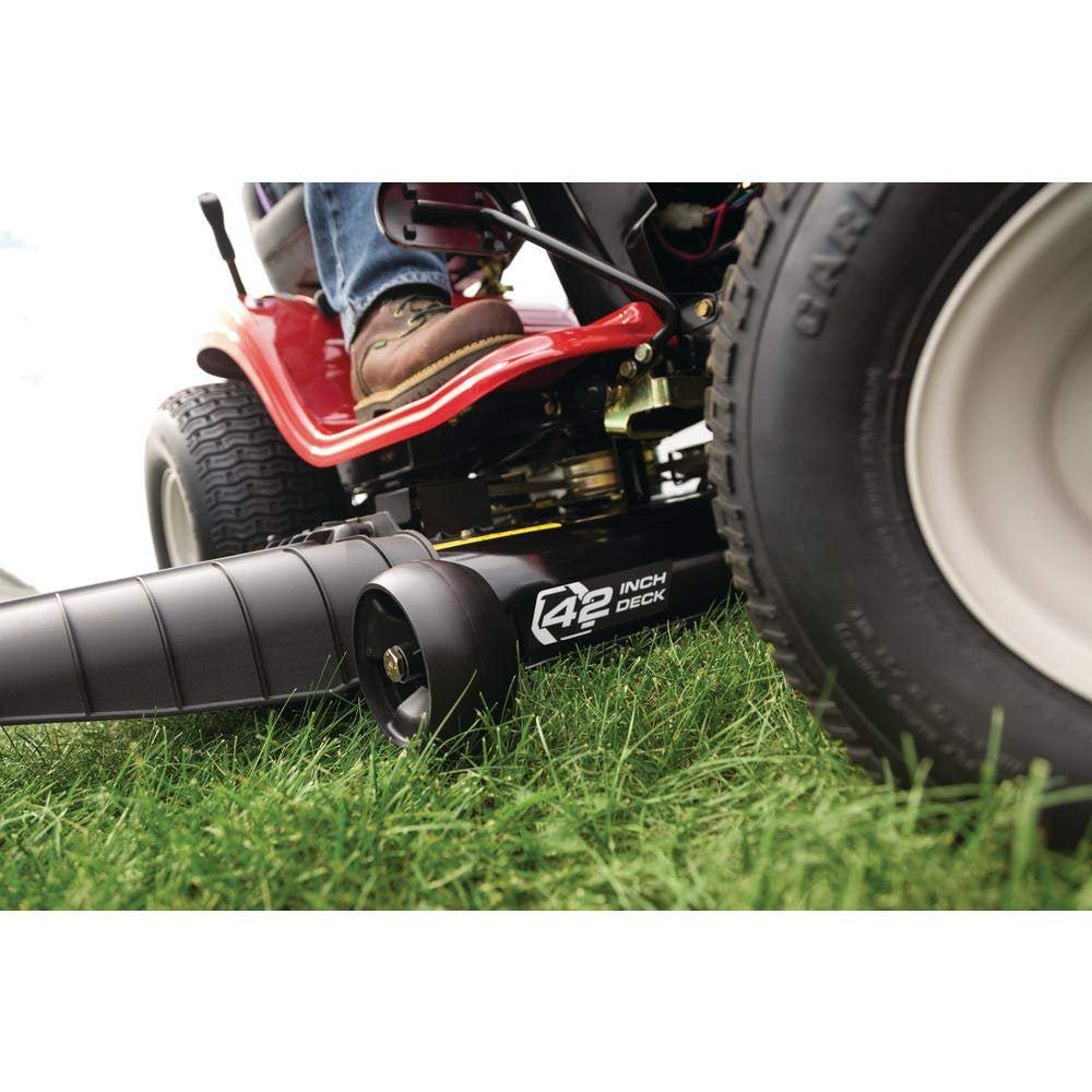 Troy Bilt Bronco 42 in 19 HP Briggs & Stratton Automatic Drive Gas Riding Lawn Tractor with Mow in Reverse - Image 6
