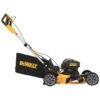 21 in. 20-Volt Cordless Electric Manual Walk Behind Self Propelled Mower with Two 12 Ah Flexvolt Batteries and Charger - Image 10