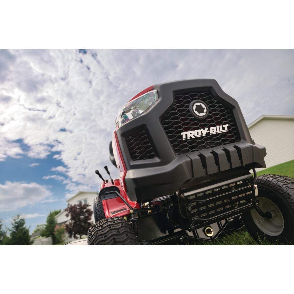 Troy Bilt Bronco 42 in 19 HP Briggs & Stratton Automatic Drive Gas Riding Lawn Tractor with Mow in Reverse - Image 10