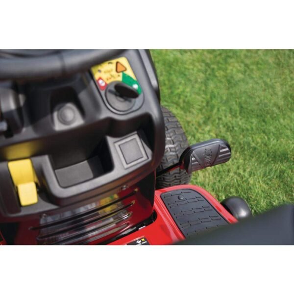 Troy Bilt Bronco 42 in 19 HP Briggs & Stratton Automatic Drive Gas Riding Lawn Tractor with Mow in Reverse - Image 11