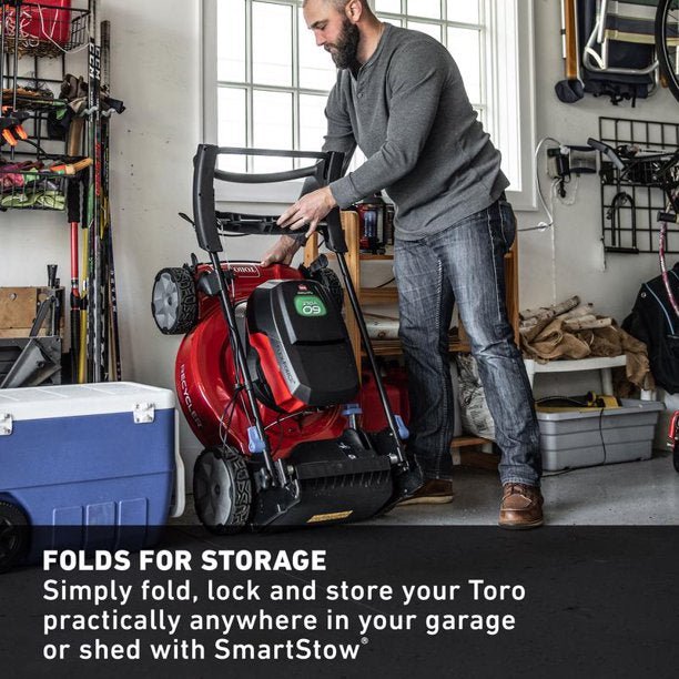 Flex-Force 60V Cordless 2-Tool Combo Kit 22 in. Recycler Walk Behind Lawn Mower & Leaf Blower w/Charger & Batteries - Image 7