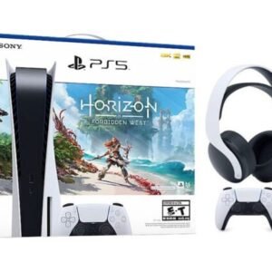 Sony PlayStation 5 PS5 Horizon Forbidden West Blu-ray Console Bundle with PULSE 3D Wireless Gaming Headset – Ultra HD Gaming System 1000032115/1000032000-3005688