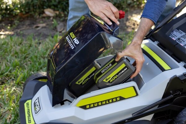 40V Brushless 20 in. Cordless Walk Behind Self-Propelled Lawn Mower - Image 5